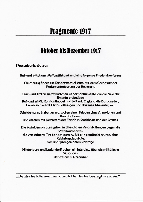 Fragmente 1917-10-12-Titel